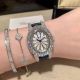 Perfect Replica Chopard L'Heure Du Diamant Medium Oval Stainless Steel Diamond Women Watch (2)_th.jpg